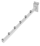 Chrome 6-Ball Waterfall for Slatwall - Pack of 10