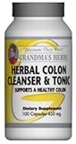 Herbal Colon Cleanser All Natural Toxin Bowel Cleanse 100 Caps