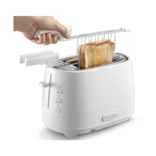 De Longhi CTLAP2203 Toaster with Tongs 550 W White