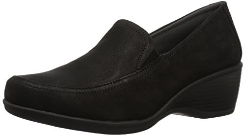 Eastland Women's Cora Slip-on Wedge, Black, 9 Medium US