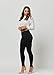Conceited Fleece Lined Leggings Women - Regular and Plus Size Tights - Premium Warm Fabric in Many Colors - Black - Small - Medium