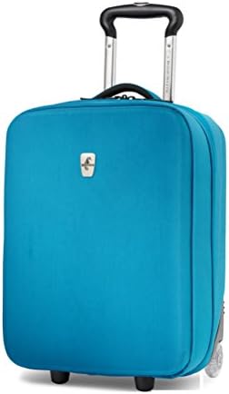 Carry On Luggage Upright Suitcase 20" with Wheels Travel Lightweight (Turquoise)