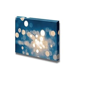 Canvas Prints Wall Art - Defocused/Blurred City Light | Modern Home Deoration/Wall Art Giclee Printing Wrapped Canvas Art Ready to Hang - 12" x 18"