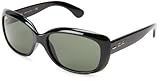 Ray-Ban JACKIE OHH - BLACK Frame CRYSTAL GREEN Lenses 58mm Non-Polarized