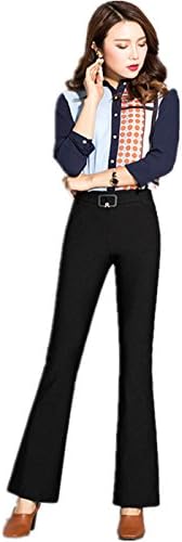 Poeco Women's Fit Slim Bootcut High waist Formal Dress Pants