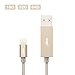USB Flash Drive for iPhone 64GB Memory Stick USB 3.0 External Storage 2in1 3.3 FT iPhone Charger Cable Compatible iPhone iPad iPod iOS