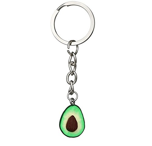 PanpA Attraktives Persönlichkeit Fashion Handgefertigt Weiche Clay Key Chain Bag Anhänger Grün