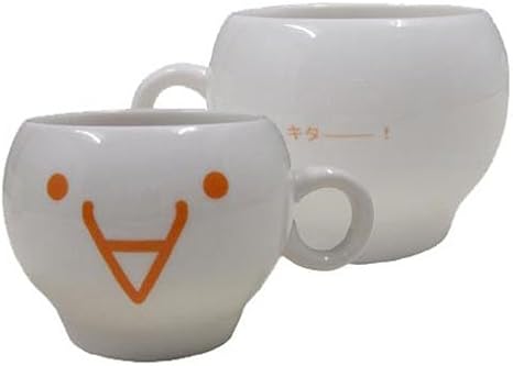 Amazon Co Jp Auコラボ 顔文字マグカップ キタ ッ ホーム キッチン