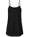 Laksmi Women's Casual Summer Sleeveless Blouse Tops, Black (Medium)