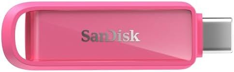 Phone Drive mit USB Type-C 512 GB (Flash-Laufwerk für Smartphones, Tablets und Computer, 150 MB/s Lesen, Schlüsselring-Öse zur Mitnahme, 1 Jahr RescuePRO Deluxe-Software) - Seastar Pink