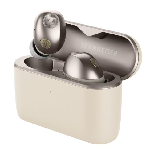 【Amazon.co.jp限定】ゼンハイザー（Sennheiser） MOMENTUM True Wireless 5 エージング音源セット クリーム 最大40時間再生 Bluetooth ノイズキャンセリング（ANC) 外音取り込み 骨伝導ボイスセンサー搭載 ハイレゾ バッテリー交換可能