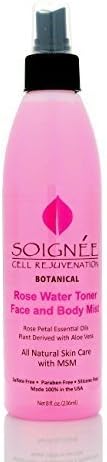 Soignee Botanical Rose Water Body Mist with MSM by Soignee Botanicals