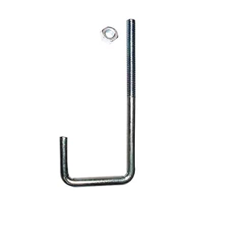 L-Haken M6 für Wellplatten, 80/42 / 20 mm, Paketinhalt: 100 Stück