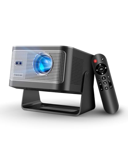 Magcubic Mini Projector 4K 8K 1080P Supported, Portable Projector, WiFi 6 Bluetooth 5.4, 600 ANSI, Auto Focus, 12 W Speaker, 180° Rotation, Smart Projector, Mobile Phone, Home Cinema