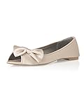Satin Peep Toe Bridal Ballet Flats by Dessy
