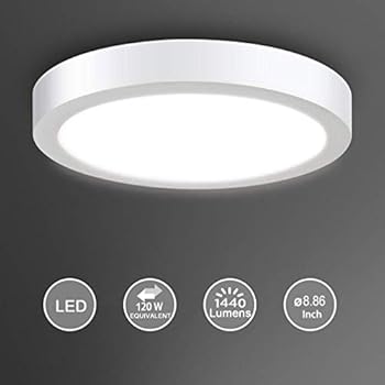 Amazon Com Dllt Led Flush Mount Bathroom Ceiling Light Fixture