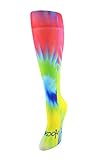 Hocsocx Psychedelic Performance UNDER socks- Girl's, Women's, Women's Large