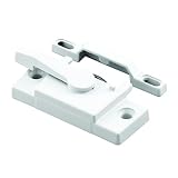 Prime-Line F 2744 Sash Lock, Single Unit, White - Diecast Construction, White Powder Coat w/ Enamel Finish, Designed for both Single & Double Hung Windows