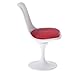 Dovewill 1:12 Scale Metal Tulip Chair Swivel Chair for Dollhouse Miniature Decor