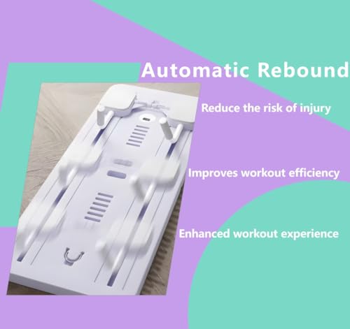 Foldable Pilates Reformer Board with Ab Roller, Ab Exercise Machine, Multi-Functional Pilates Board for Home Workouts, Full Body Pilates Core Trainer, Abdominal Board