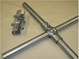 Chain link Fence Line Rail Clamp 1-3/8