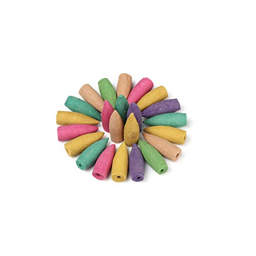 Handmade-Backflow-Incense-Burner-LotusMonk-Backflow-Incense-Holder-Incense-Cone-Sticks-Holder-with-20pcs-Backflow-Incense-Cones-Home-Decor-Lotus