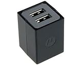 Motorola Eco Friendly Dual Port USB Charger Bulk Packaging (Black)