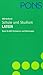 Pons Wörterbuch für Schule und Studium, Lateinisch-Deutsch 3125175518 Book Cover
