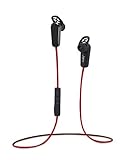 Jarv NMotion PRO Sport Wireless Bluetooth 4.0 Stereo Earbuds with Built in Microphone - Red (Up to 5 hours of playtime)