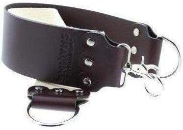 WCS 3" Hanging Strop, Leather and Canvas, Brown