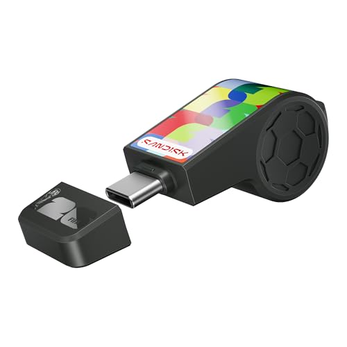 Clé USB-C Édition Mondiale de la Coupe du Monde de la FIFA 2026 128 Go (Vitesses de Transfert allant Jusqu’à 300 Mo/s, l’Application SanDisk Memory Zone)