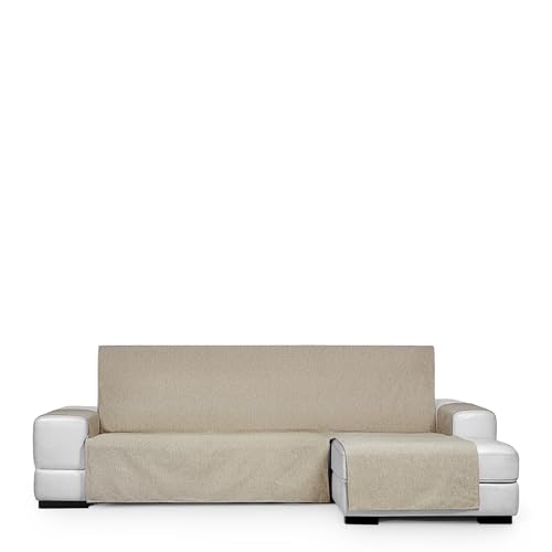Eysa Genna Stain Resistant Sofa Cover for Chaise Longue Right Side Beige