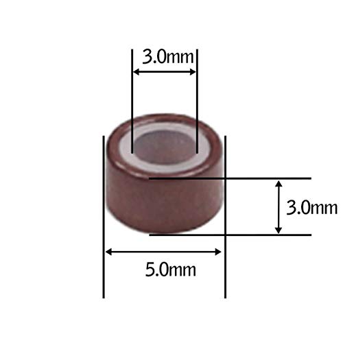 Beauty On Line 200Pcs Beads Silicone Aluminium Micro Nano Rings 3mm Lined For I Tip/Nano Hair Extensions Tool Beads (Brown) - Thumbnail 4