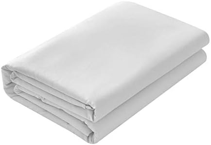 Deal of The Day Luxurious { 600-TC } 1-Piece Flat (Top) Sheet Super Soft Soft Egyptian Cotton Flat Sheet Available in Many Attractive Color's, King Size, Silver Grey Color { Style : Solid }