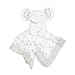 lulujo Lovey Blankets| Unisex Security Blanket & Toy| Softest Breathable Cotton Muslin| 15