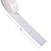 Gomake Adhesive Felt Tape Vinyl Squeegee Buffer White Self-Adhesive Soft Fiber Felt Roll for Vinyl Squeegee Replacement and Protecting Furniture Hard Surfaces DIY Adhesive-196.9 inch Length