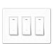 MOES WiFi Smart Light Switch,3 Gang No Screw Panel Smart Life/Tuya App Wireless Remote Control Wall Switch Timer for Lights,Compatible with Alexa,Google Home, Neutral Wire Required, No Hub Required