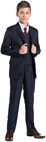 Shiny Penny Boys Navy Suit, Boys Prom Suit, Page boy Suits, Boys Wedding Suit, 1-13 Years