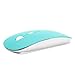 TopCase USB Optical Wireless Mouse for MacBook (pro, air) and All Laptop + TopCase Mouse Pad (Turquoise/Hot Blue)