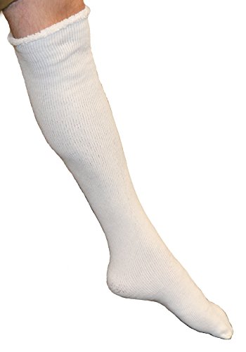 Healthstar Replacement Sock Liner for Orthopedic Walking Boots - Pack of 2 Socks | Medical Tube Socks to wear Under Air Cam Walkers and Fracture Boot Casts (2 Socks)