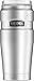 Thermos Stainless King 20 oz Travel Tumbler with 360 Drink Lid, Stainless Steel