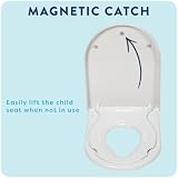 Croydex Hilier D Shaped Potty Training Toilet Seat Soft Close Magnetic Child view 4
