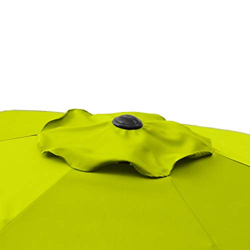 Ribelli Sonnenschirm Ø 240/270cm UV50+, Knickbarer Strandschirm Gartenschirm Marktschirm, Terrassenschirm mit Drehstange… – Bild 5