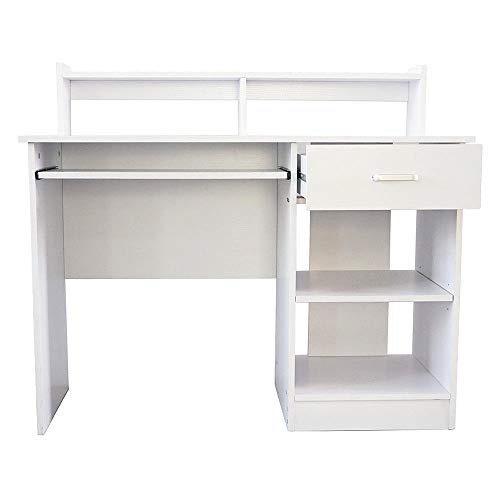 Computer Desk Home Laptop Table College Home Office Furniture Work Station White