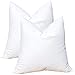 Pillowflex Synthetic Down Alternative Pillow Inserts for Shams - Comfy Pillows for Sleeping, Perfect Pillow & Best Sleeping Pillows, Handmade Down Alternative Throw Pillow Inserts - (20x20 Set of 2)