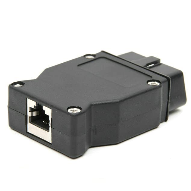 Enet OBD RJ45 Case,Coding-Ethernet OBD2 to 16Pin Plug Connector for F-series Cars