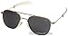 AO Eyewear Original Pilot 55mm 23K Gold Frame Bayonet Temple Cosmetan Brown Glass Lens Sunglasses USMC USAF USN