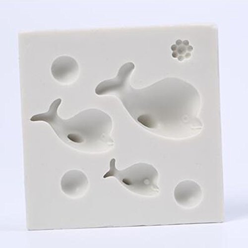 Whale Silicone Mould Sugar Craft Molds DIY Cake Decorating Tools (Style 3) - Thumbnail 5
