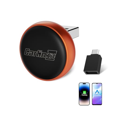 Carlinkit Mini Ultra 3: Upgrade to Wireless CarPlay & Android Auto Instantly, Fast 5GHz WiFi No-Lag Connection, Retains Original Car Knob/Button Controls (New Generation）