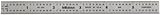 Mitutoyo 182-202, Steel Rule, 6" (16R), (1/32, 1/64", 1/50", 1/100"), 1/64" Thick X 1/2" Wide, Satin Chrome Finish Tempered Stainless Steel